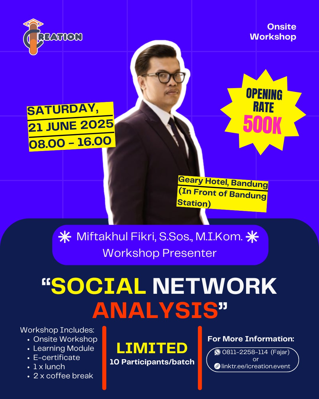 WORKSHOP SOCIAL NETWORK ANALYSIS